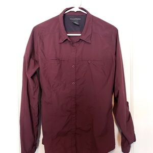 Exofficio Hiking Outddor Shirt Burgundy
